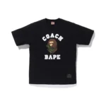Bape X Coach Rexy Tee Black