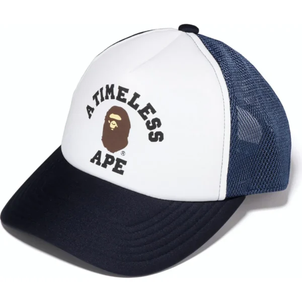 Bape X Jjjjound College Mesh Cap Mens - White