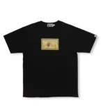 Bape X Ovo Gold Card Tee - Black