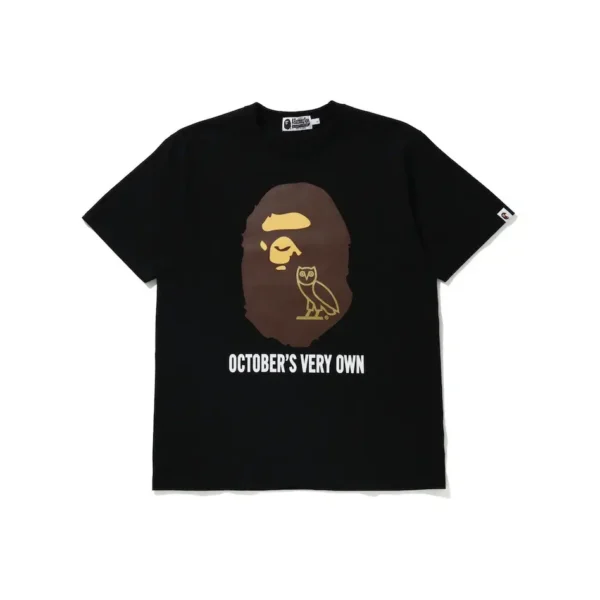 Bape X Ovo Tee Black