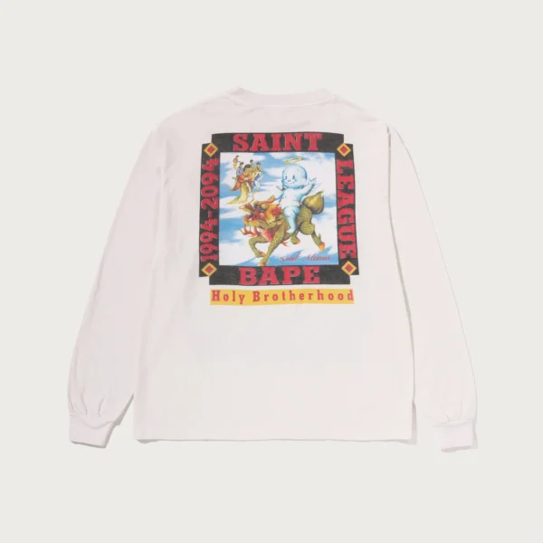 Bape X Saint Mxxxxxx League L/S Tee Mens