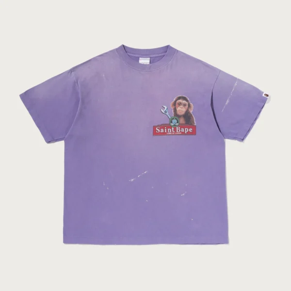 Bape X Saint Mxxxxxx Tee Mens