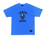 Bape a Bathing Ape X Coach Tee - Blue