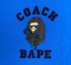 Bape a Bathing Ape X Coach Tee - Blue