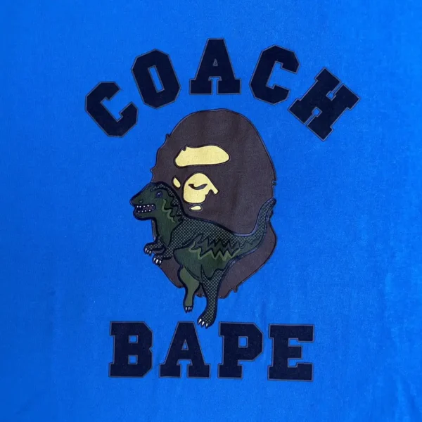 Bape a Bathing Ape X Coach Tee - Blue
