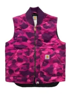 Bape × Carhartt Jacket Camo a Bathing Ape - Purple