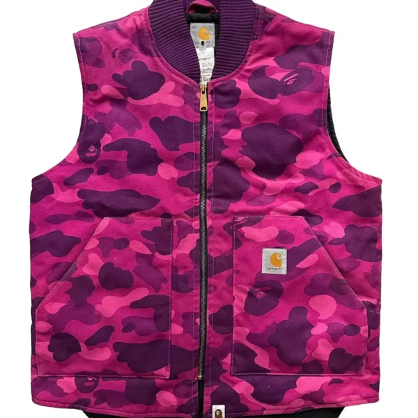 Bape × Carhartt Jacket Camo a Bathing Ape - Purple