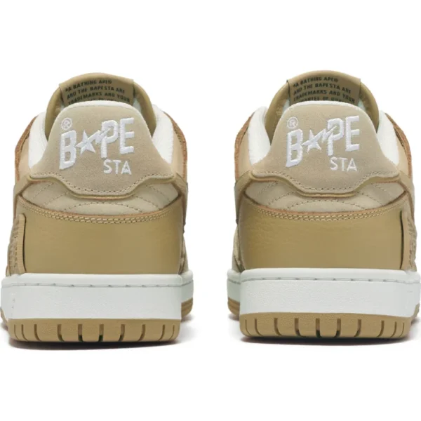 Bape® SK8 Sta #4 Shoes - Beige