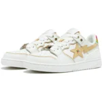 Bape® SK8 Sta ‘Rainbow’ by Bapy® Ladies - White