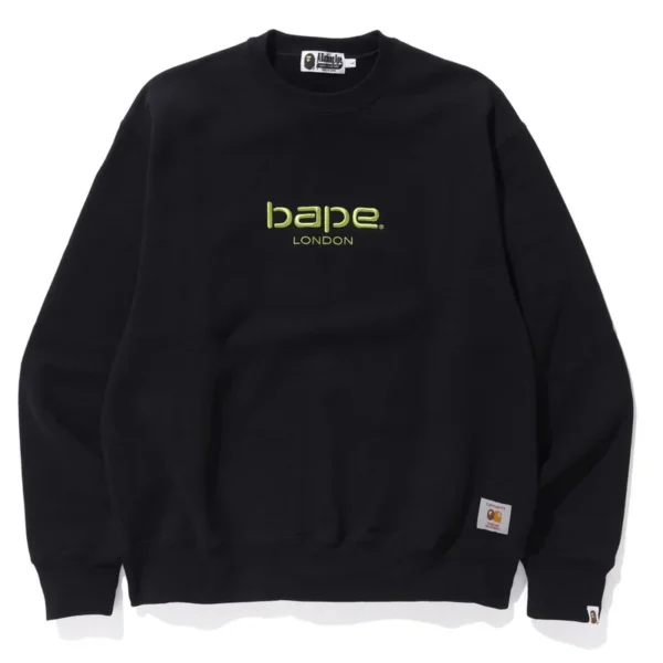 Bape® X Carhartt London Relaxed Crewneck - Black