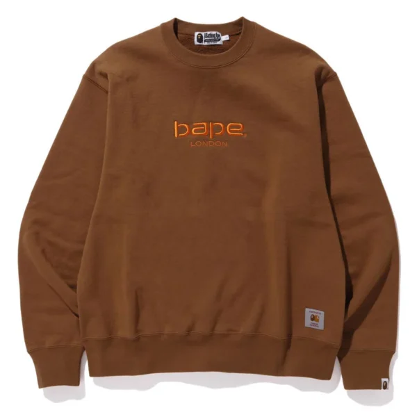 Bape® X Carhartt London Relaxed Crewneck - Brown