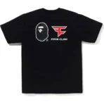 Bape® X Faze Clan Tee-Black