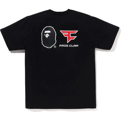 Bape® X Faze Clan Tee-Black
