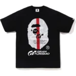 Bape® X GT Ape Head Tee-Black