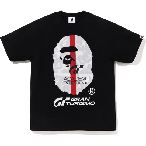 Bape® X GT Ape Head Tee-Black
