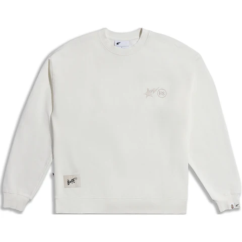 Bape® X Highsnobiety Crewneck - White