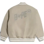 Bape® X Highsnobiety Varsity Jacket - Gray