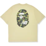 Bape® X New Balance Ape Head Relaxed Fit Tee - Beige