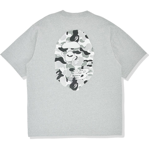 Bape® X New Balance Ape Head Relaxed Fit Tee - Gray