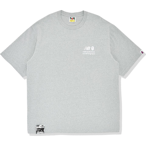 Bape® X New Balance Ape Head Relaxed Fit Tee - Gray