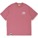 Bape® X New Balance Ape Head Relaxed Fit Tee - Pink