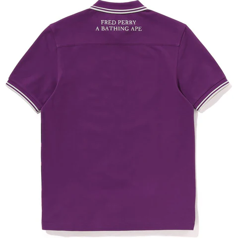 Fred Perry X Bape a Bathing Ape® T-Shirt-Purple