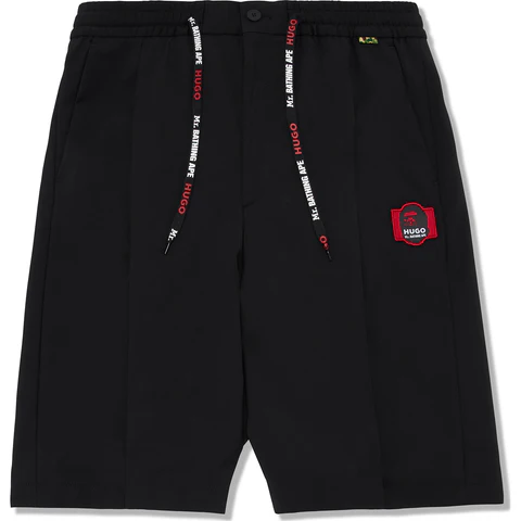 Hugo X Bape Mr. Bathing Ape® Shorts - Black