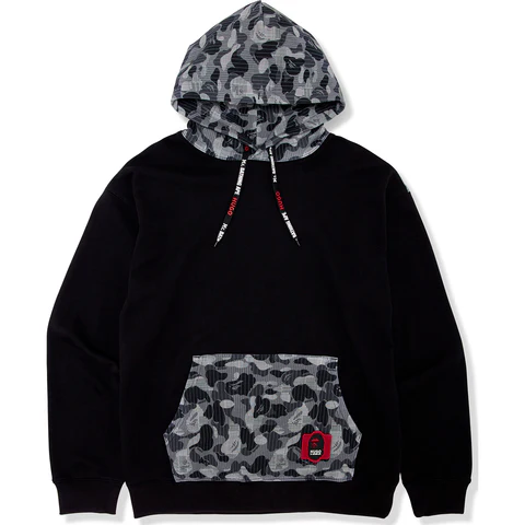 Hugo X Mr. Bathing Ape® Pullover Hoodie-Black