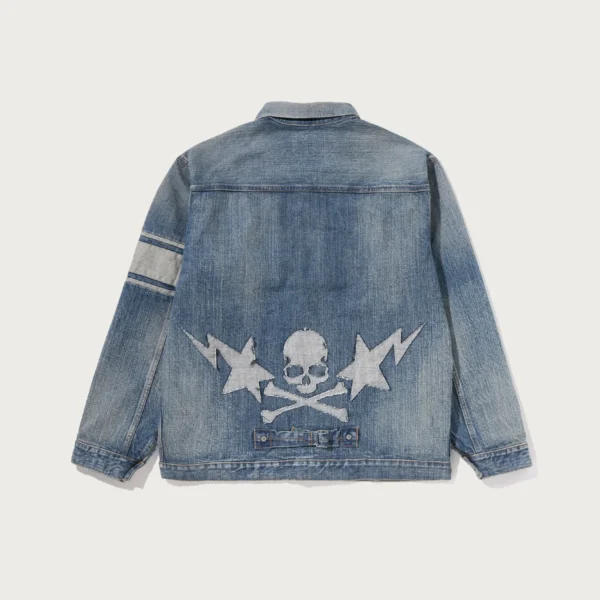 MM Bape Denim Jacket Mens