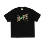 Metallic BAPE STA Logo Relaxed Fit Tee