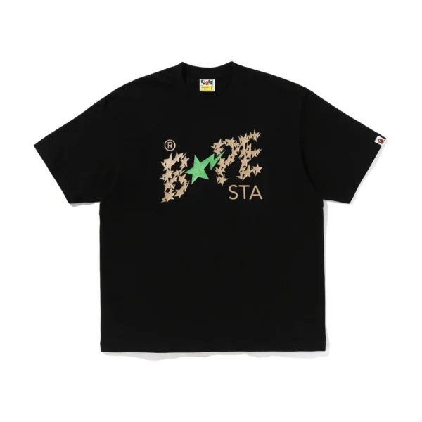 Metallic BAPE STA Logo Relaxed Fit Tee