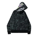 Bape Full Zip Hoodie - Black