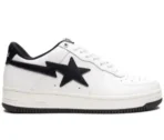 A Bathing Ape® X Jjjjound Bapesta “White/Navy” Sneakers