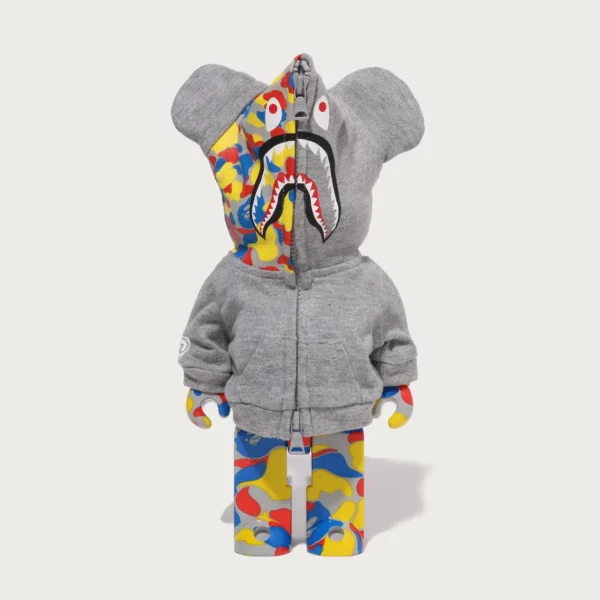 Bape X Medicom Toy 30th Anniv. Shark Hoodie Be@Rbrick 100%&400%